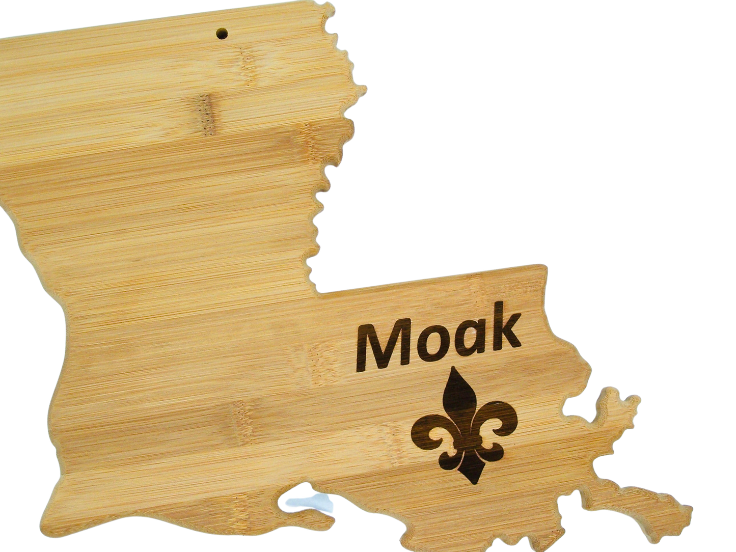 Louisiana Shaped Cutting Board - Box Of Care