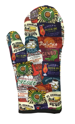 Food Icons Oven Mitt - Box Of Care