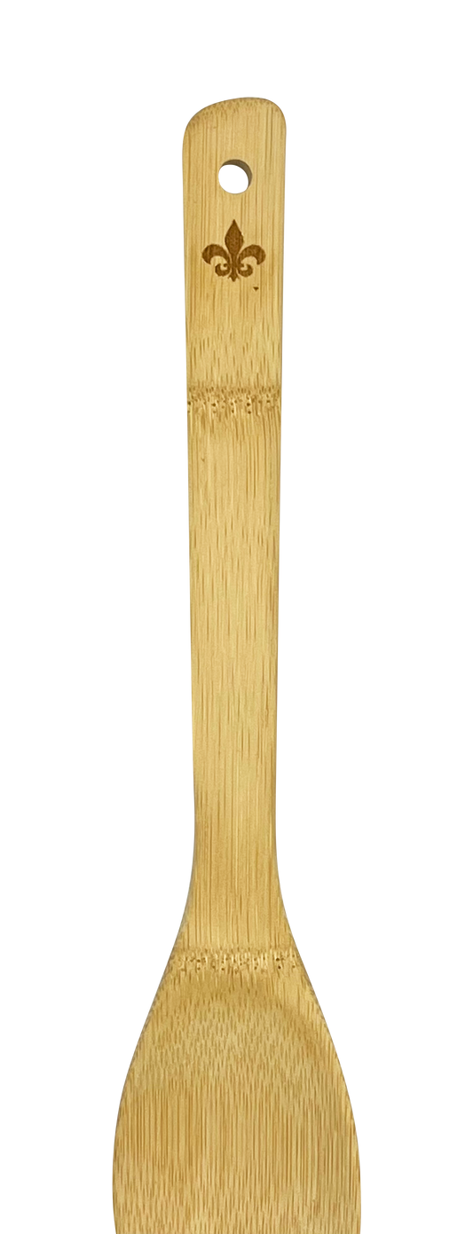 Bamboo Fleur De Lis Spoon - Box Of Care