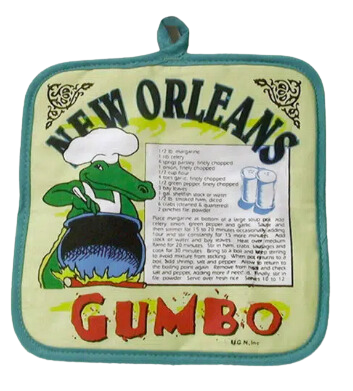 Gumbo Recipe Potholder - Box Of Care
