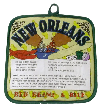 Red Bean Recipe Potholder - Box Of Care