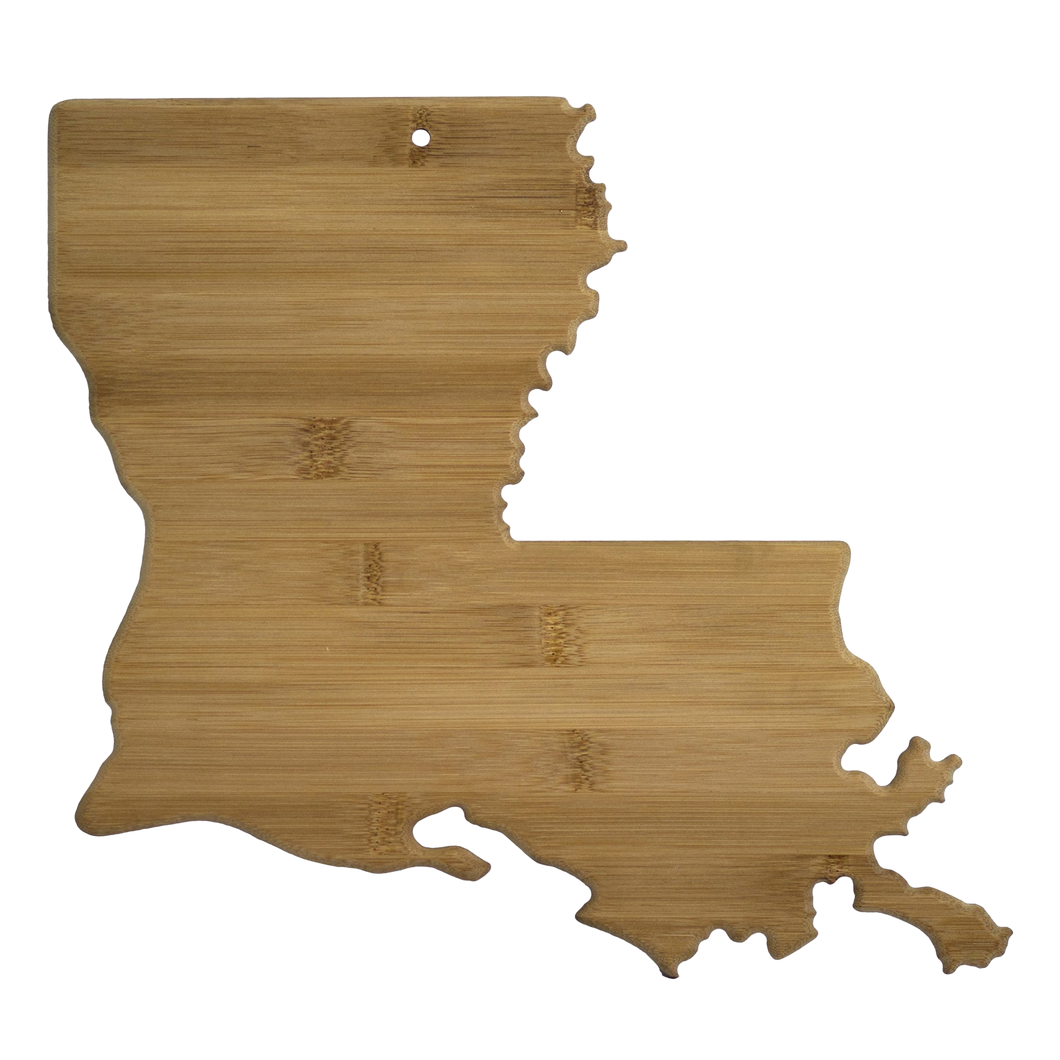 Louisiana Shaped Cutting Board - Box Of Care